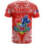 Toa Samoa Polynesian Rugby T Shirt Samoan Flag Red Color - Wonder Print Shop