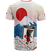 Japan Football Mount Fuji Sakura Sunset T Shirt - Wonder Print Shop