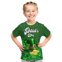 St Patricks Day T Shirt Green Leprechaun Hat With Clover Leaf No2 - Wonder Print Shop