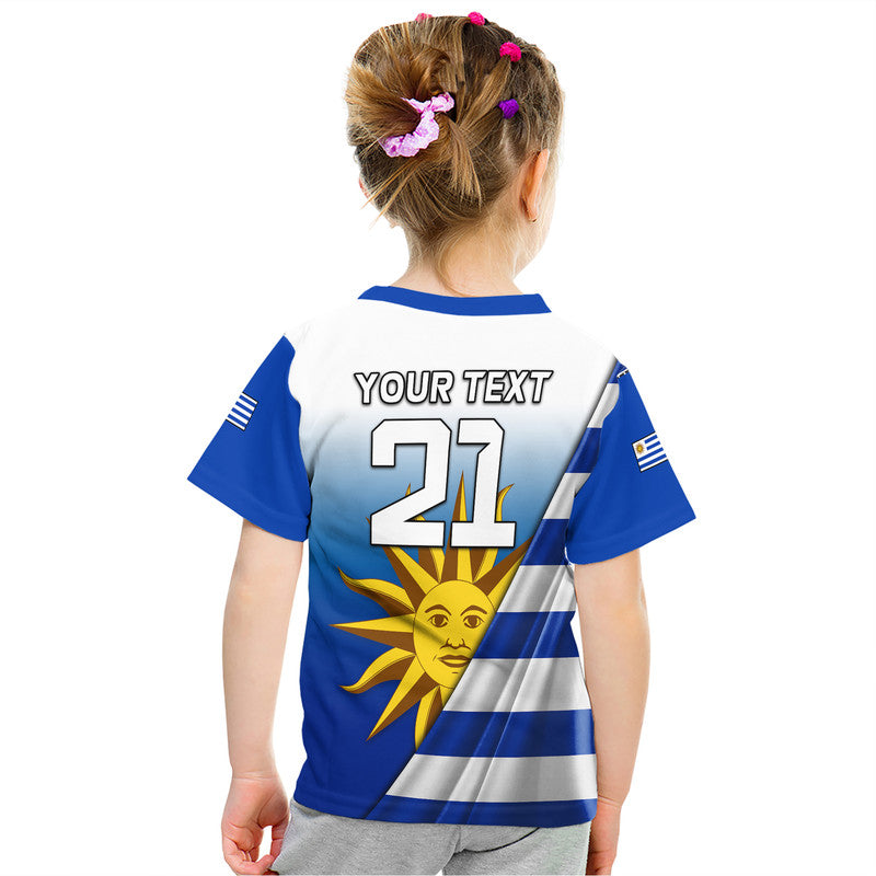 Custom Uruguay Football La Celeste World Cup T Shirt - Wonder Print Shop