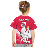 Custom Poland Football Coat of Arms No2 T Shirt - Wonder Print Shop