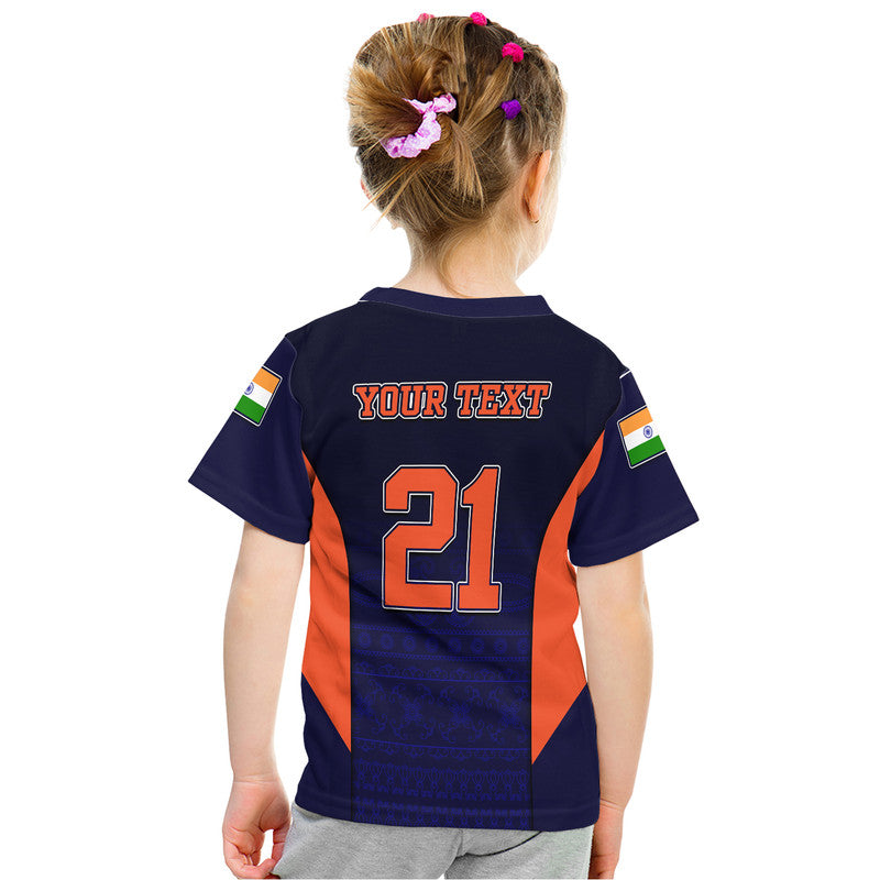 Custom India National Cricket Team T Shirt Men In Blue Sports Style - Wonder Print Shop