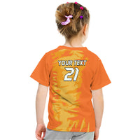 Custom Netherlands Football Oranje Sport Design T Shirt - Wonder Print Shop