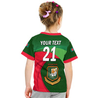 Custom Bangladesh Cricket Team T Shirt Bangla Tigers Simple - Wonder Print Shop