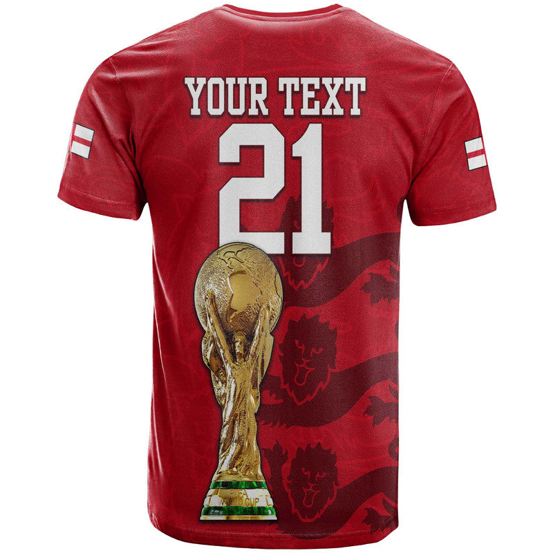 Custom England Football Qatar 2022 T Shirt We Are The Champions - Wonder Print Shop