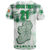 Custom Ireland Cross Cricket Team T Shirt Celtic Irish Green Pattern Unique - Wonder Print Shop