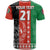Custom Afghanistan Mens Cricket Team Afghan Traditional Pattern T Shirt - Wonder Print Shop