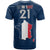 custom-personalised-france-rooster-les-bleus-football-t-shirt