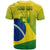 Custom Brasil Football Champions Flag With Soccer BT Shirt - Wonder Print Shop