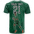 Custom Saudi Arabia Football with Flag Background T Shirt - Wonder Print Shop