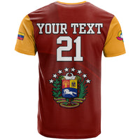 Custom Venezuela Baseball 2023 T Shirt Venezuela Coat Of Arms - Wonder Print Shop