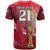 Custom Wales Football Champions Qatar 2022 Sport Style T Shirt Red - Wonder Print Shop