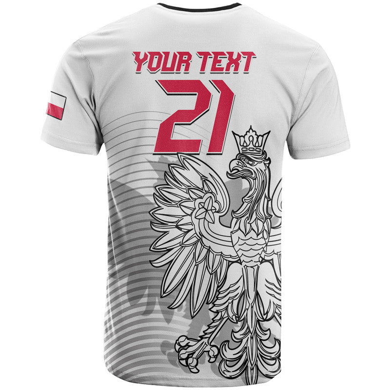 Custom Poland Football Eagles Sporty Style T Shirt - Wonder Print Shop