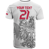 Custom Poland Football Eagles Sporty Style T Shirt - Wonder Print Shop