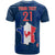 Custom France Football 2022 With Flag Map T Shirt - Wonder Print Shop