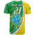 Custom Brazil Football Coat Of Arms T Shirt Canarinha Champions World Cup 2022 - Wonder Print Shop