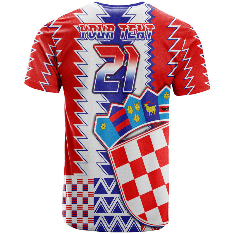 Custom Croatia Football Sport Style T Shirt - Wonder Print Shop