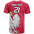 Custom Poland Football Coat of Arms No1 T Shirt - Wonder Print Shop