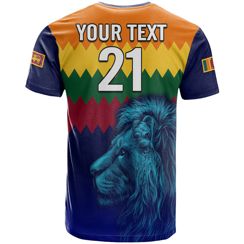 Custom Sri Lanka The Lions Cricket T Shirt - Wonder Print Shop