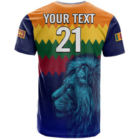 Custom Sri Lanka The Lions Cricket T Shirt - Wonder Print Shop