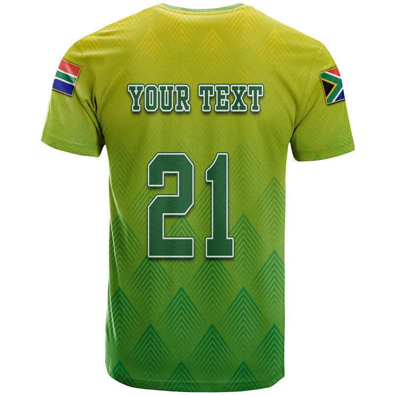 Custom South Africa National Cricket Team T Shirt Proteas Sports Yellow Style - Wonder Print Shop