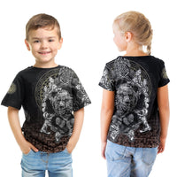 Viking T shirt Kid Bear Claws and Viking Hammer RLT12 - Wonder Print Shop