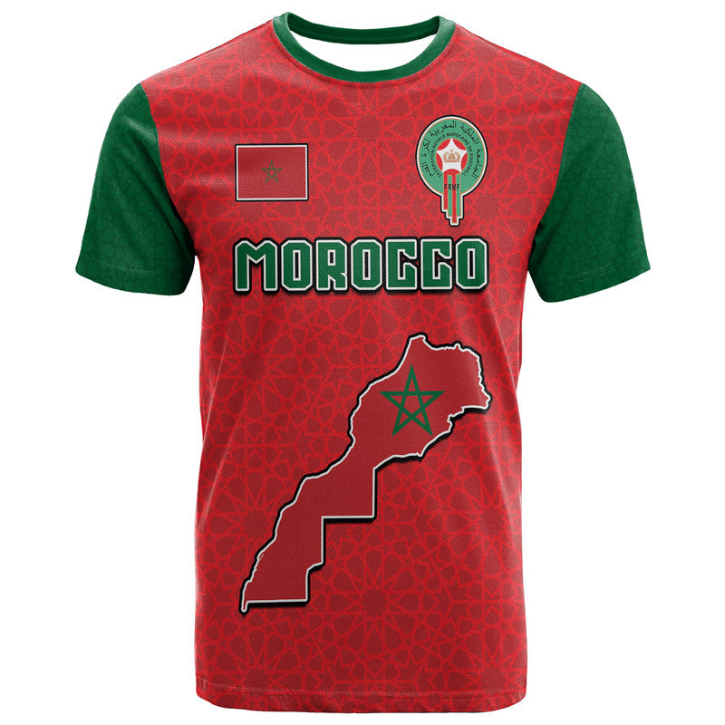 morocco-football-mixed-flag-map-style-t-shirt