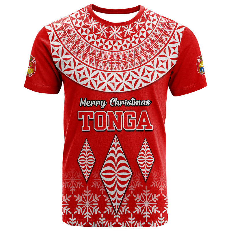 Tonga Kupesi Ngatu Merry Christmas T Shirt - Wonder Print Shop