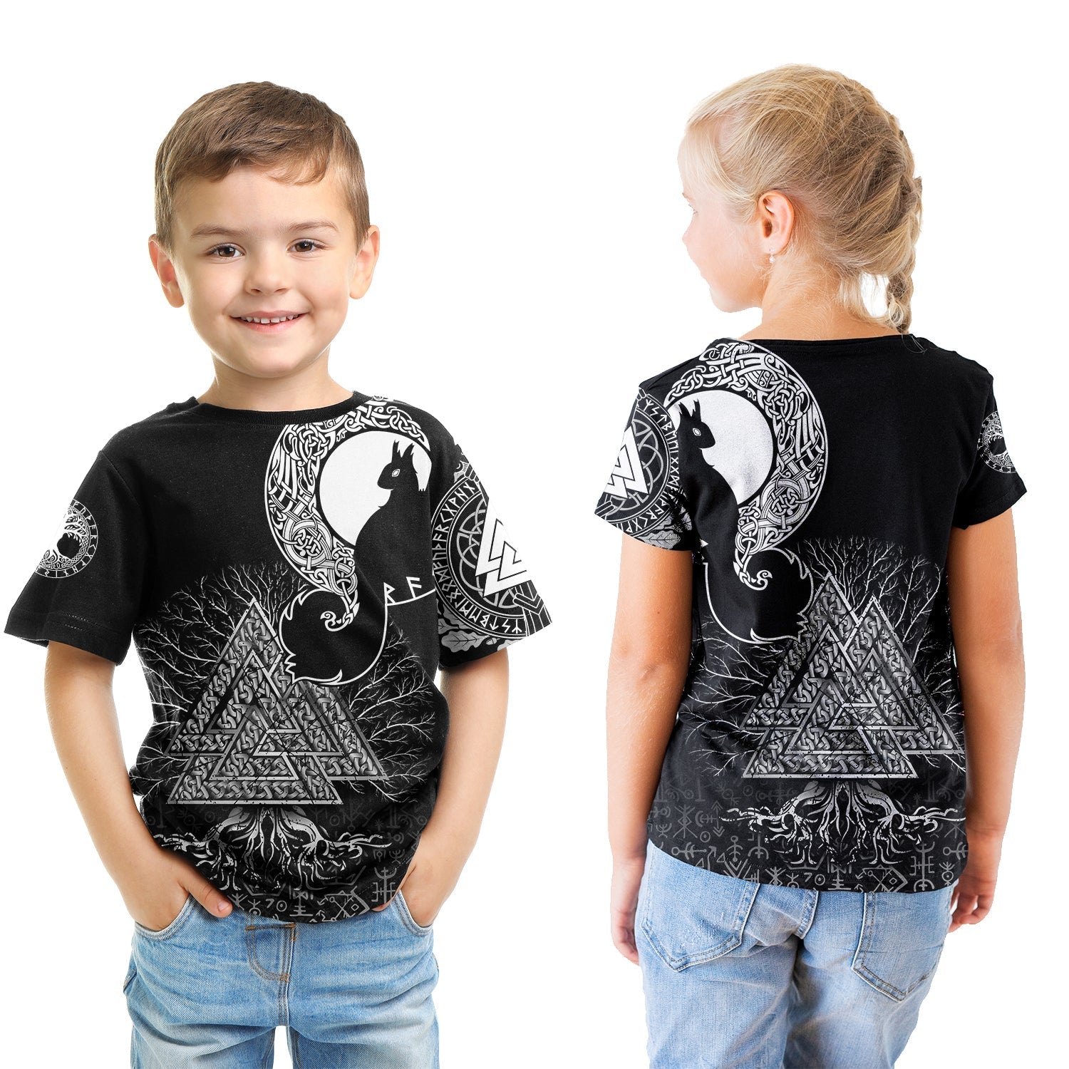 Viking T shirt Kid - Ratatoskr RLT12 - Wonder Print Shop