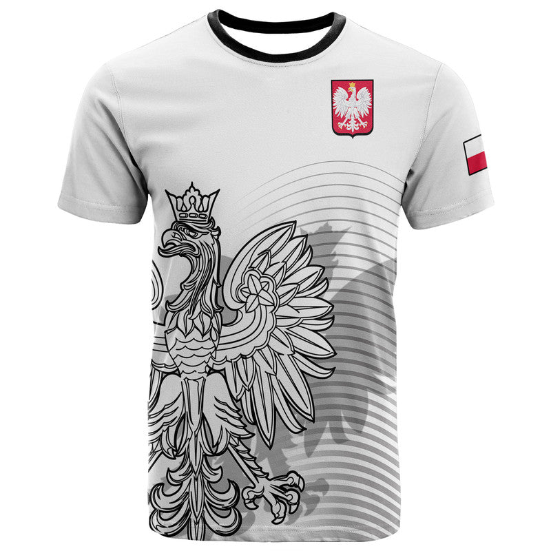 Custom Poland Football Eagles Sporty Style T Shirt - Wonder Print Shop
