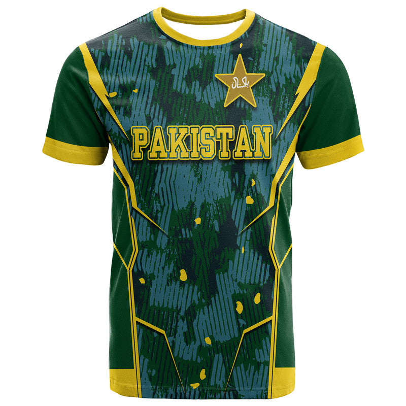Custom Pakistan Men in Green Cricket Team T Shirt Green Shirts Sport Style - Wonder Print Shop