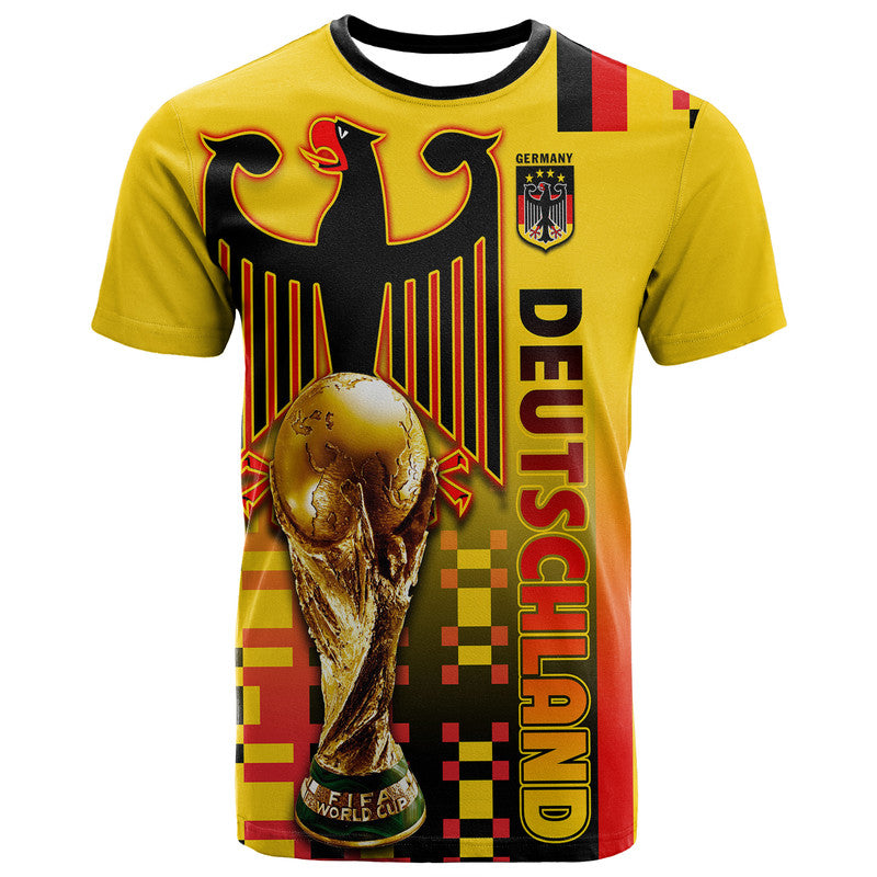 Custom Germany Deutschland Champion Qatar 2022 T Shirt - Wonder Print Shop