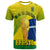 Brasil Football Champions Flag With Soccer BT Shirt - Wonder Print Shop