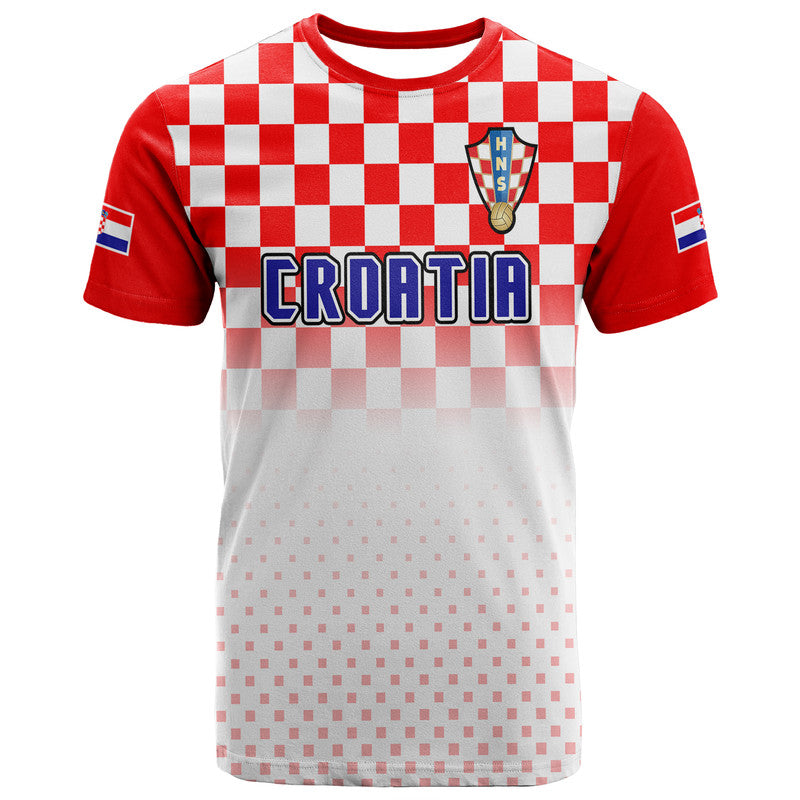 Croatia Hrvatska Football Vibe T Shirt - Wonder Print Shop