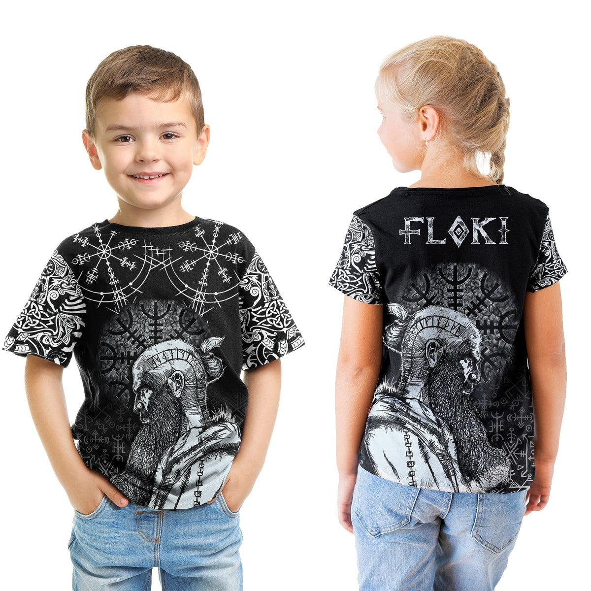 Viking T shirt Kid - Floki RLT12 - Wonder Print Shop