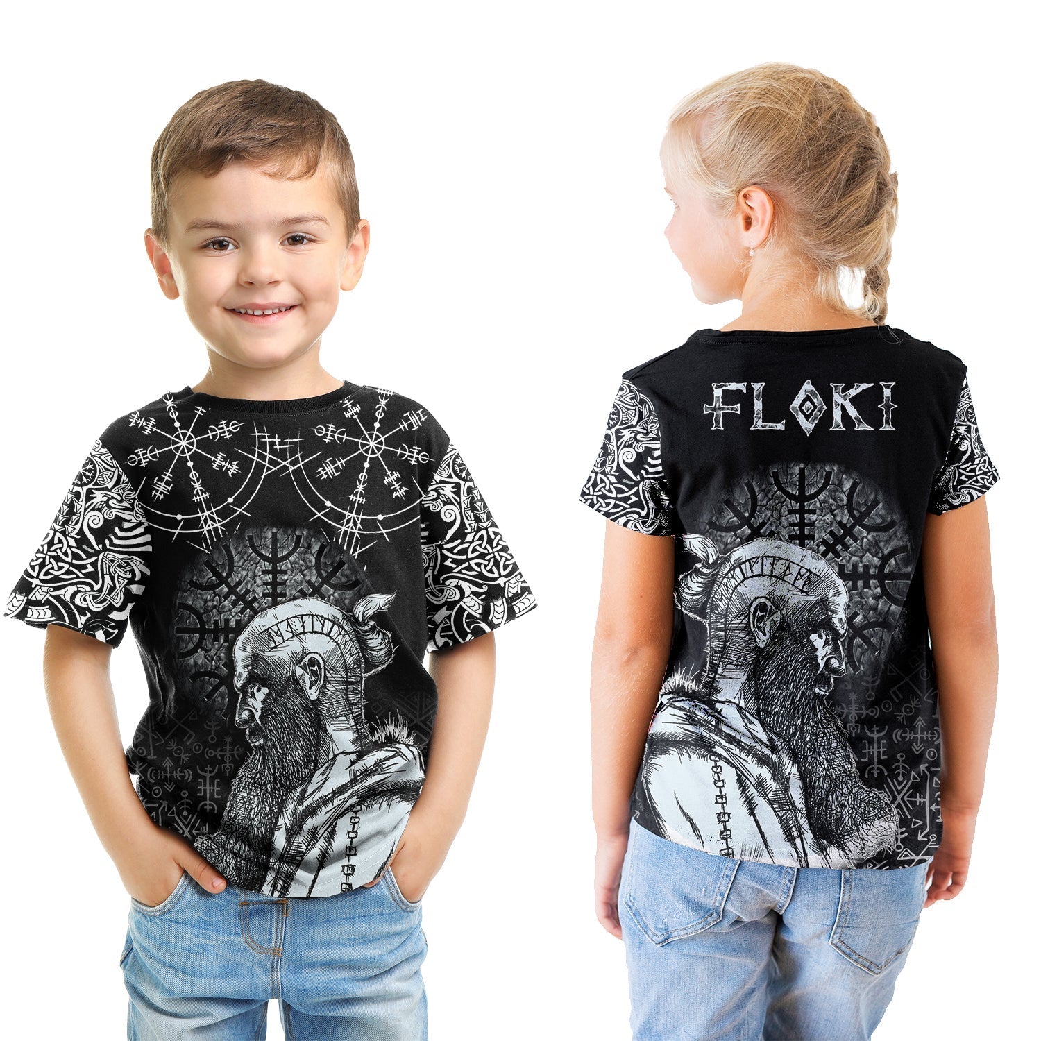 Viking T shirt Kid - Floki RLT12 - Wonder Print Shop