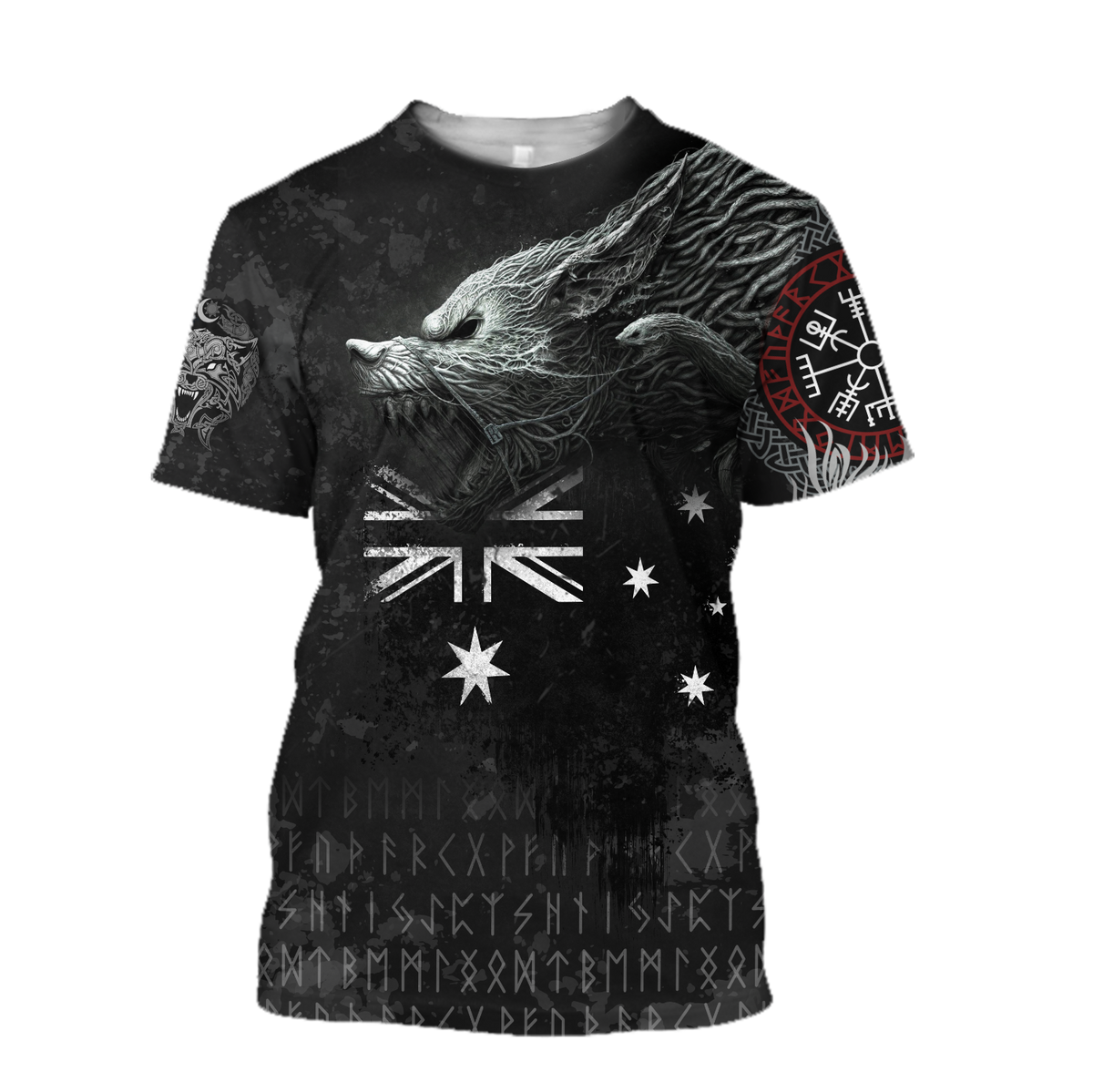 Viking Pullover Hoodie - Australia Viking Fenrir RLT12 - Wonder Print Shop