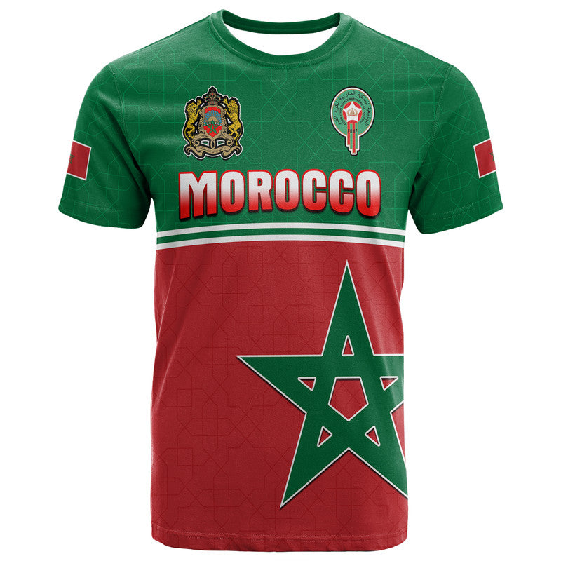 custom-personalised-morocco-football-geometric-halftone-pattern-t-shirt