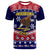 American Samoa Tribal Polynesian Christmas Vibe T Shirt - Wonder Print Shop