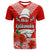 Custom Hawaii Hibiscus Flower Mele Kalikimaka T Shirt - Wonder Print Shop