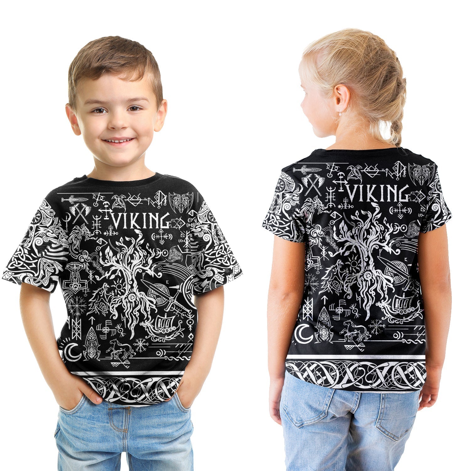 Viking T shirt Kid - Symbol RLT12 - Wonder Print Shop