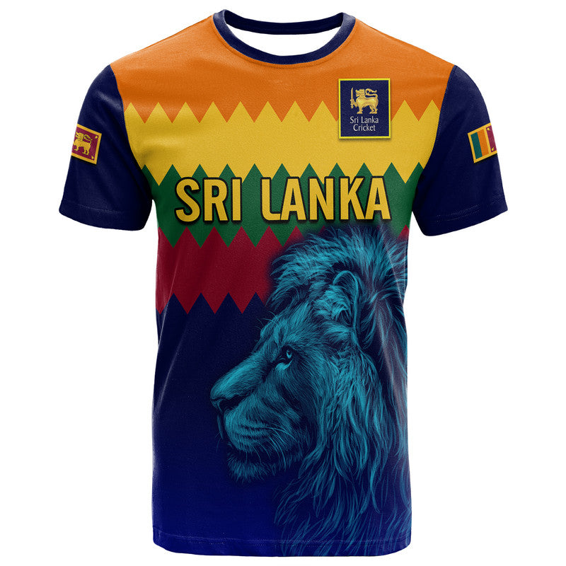 Custom Sri Lanka The Lions Cricket T Shirt - Wonder Print Shop
