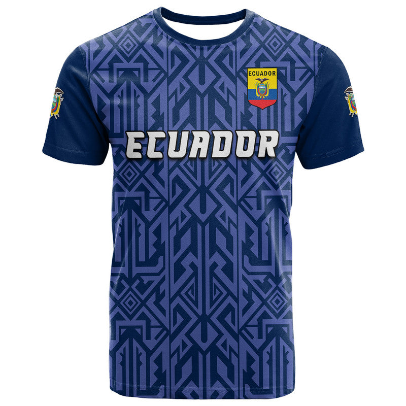 Custom Ecuador Football La Tri Qatar 2022 World Cup T Shirt - Wonder Print Shop