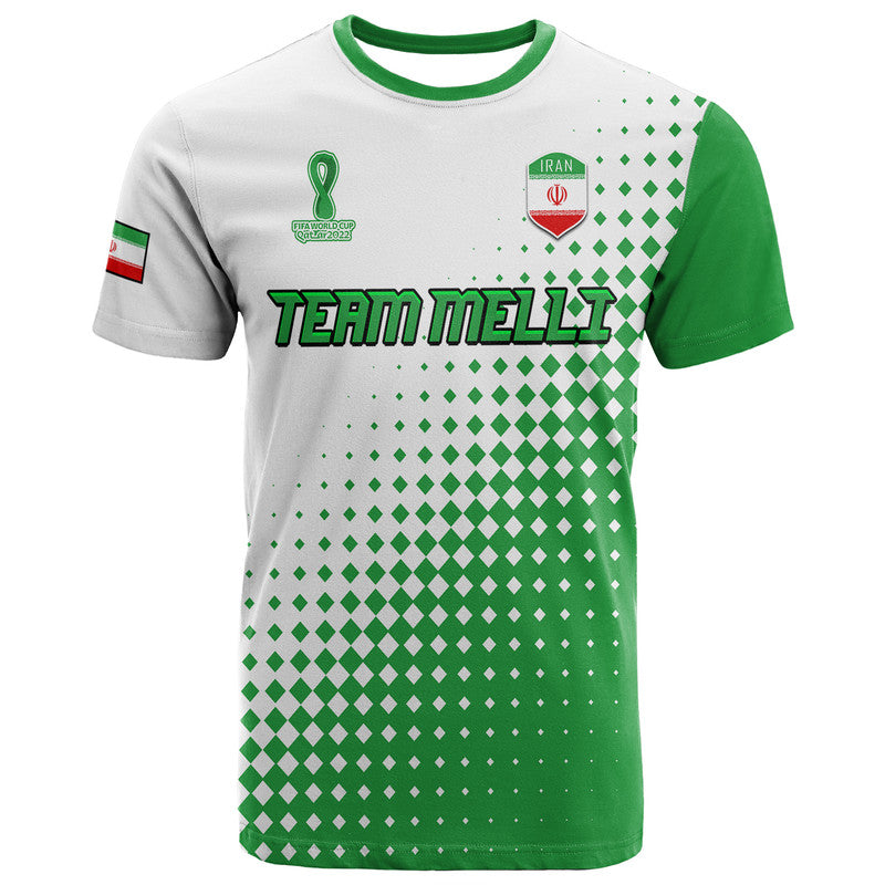 Custom Iran Football 2022 Team Melli Sport Style T Shirt - Wonder Print Shop
