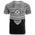 Fiji Tribal Black T Shirt Polynesian Chest White Style - Wonder Print Shop