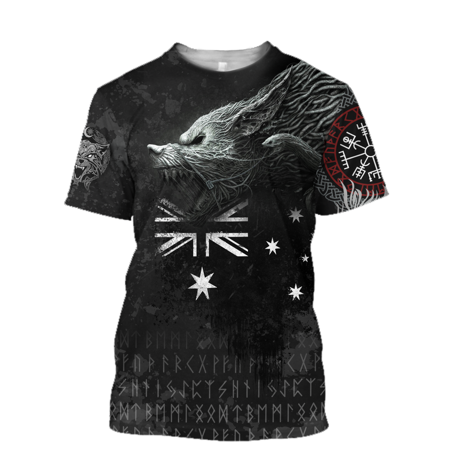 Viking T Shirt Australia Viking Fenrir RLT12 - Wonder Print Shop