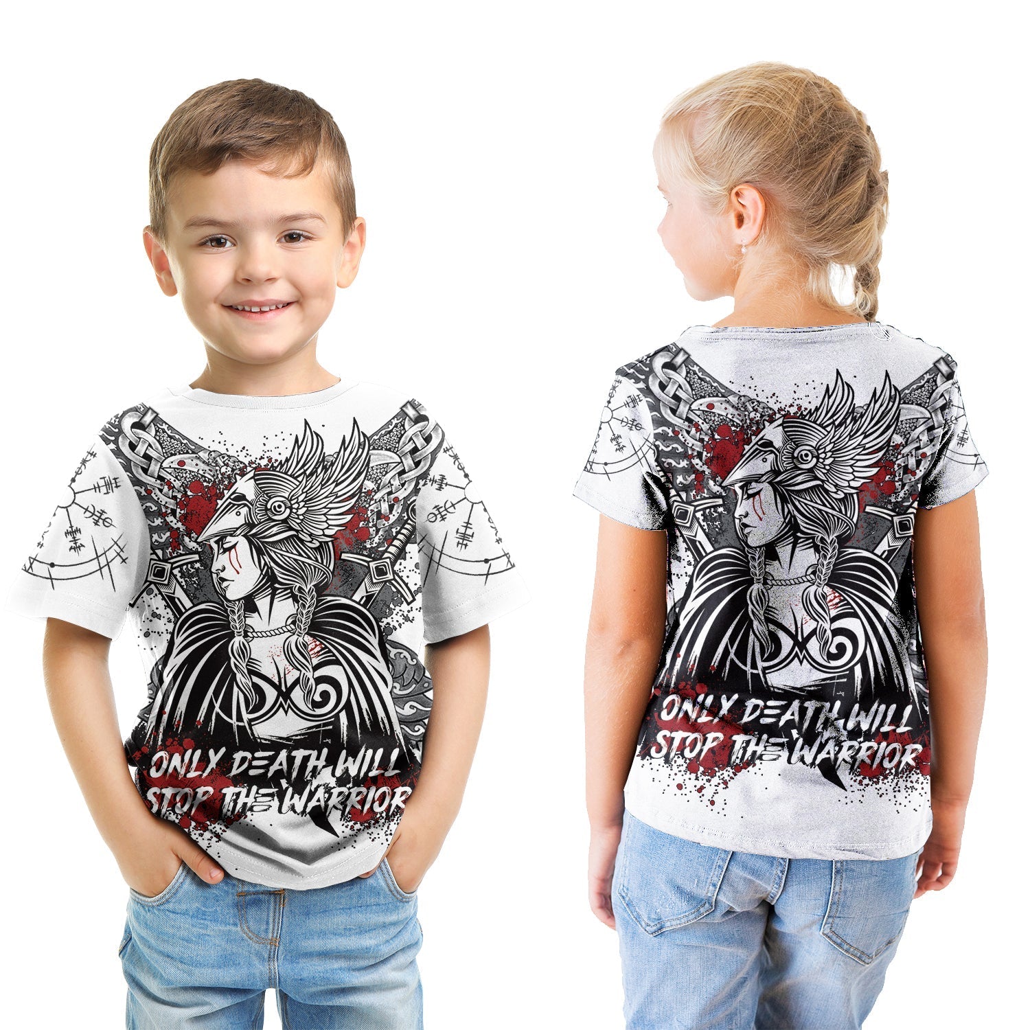 VikingValkyrie Honor T shirt Kid RLT12 - Wonder Print Shop