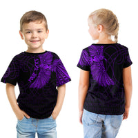 Custom Viking Clothing Viking Odins Celtic Ravens Purple Version T Shirt RLT12 - Wonder Print Shop
