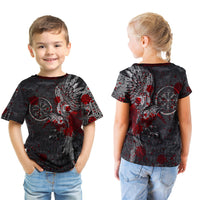 Viking Clothing Viking Odin Raven Tattoo Style Blood Version T Shirt RLT12 - Wonder Print Shop