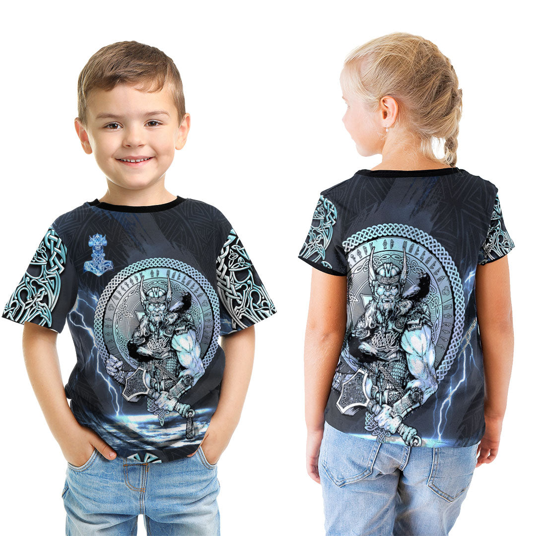 Viking Clothing Viking Thor Norse God of Thunder T Shirt RLT12 - Wonder Print Shop